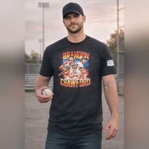Brandon Crawford San Francisco Giants Retirement T Shirt XL